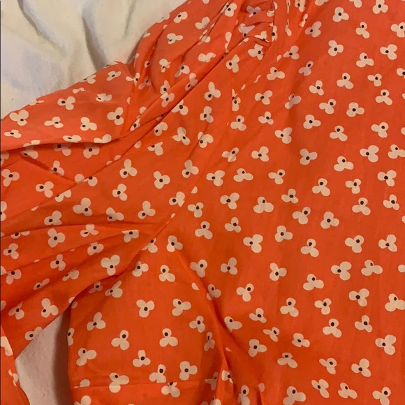 Floral front tie cropped top - Picture 5 of 5